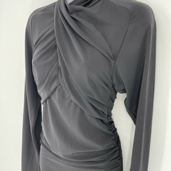 Isabel Marant Black Georgina Long Sleeve Blouse 38 - Picture 6 of 11